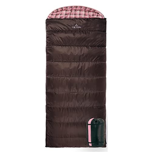 Sac de couchage régulier TETON Sports Celsius ; Idéal pour le camping familial ; Sac de compression gratuit 80 x 33 pouces