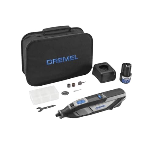 Dremel 8240-5 12V Cordless Rotary Tool Kit with Variable Speed and Comfort Grip - Includes 2AH Battery Pack, Charger, 5 Accessories, Wrench, and...