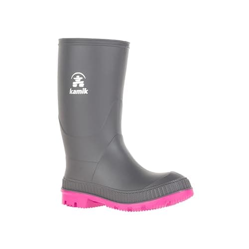 Kamik Stomp Kids Rain Boots, 100% Waterproof Kids Boots
