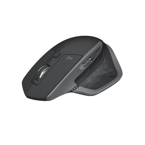 Logitech MX Master 2S Bluetooth Edition Wireless Mouse – Use on Any Surface, Hyper-Fast Scrolling, Ergonomic, Rechargeable, Control Up to 3 Apple...