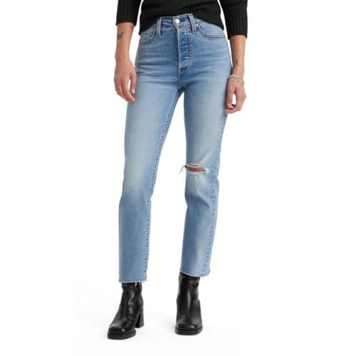 Levi's Wedgie Straight Jeans, (Nouveau) Night Sight, 32 pour femme