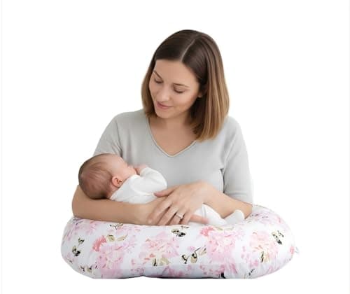 Little Grape Land New Nursing Pillow for Breastfeeding, Soft and Supportive Breastfeeding Pillow for Mom and Baby, Cute Feeding Pillow with...