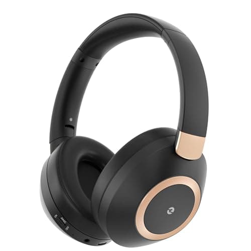 Active Noise Cancelling Headphones, 100H Playtime Headphones Bluetooth Wireless, Bluetooth Headphone Over Ear with Built-in Mic, Wireless Headphone...