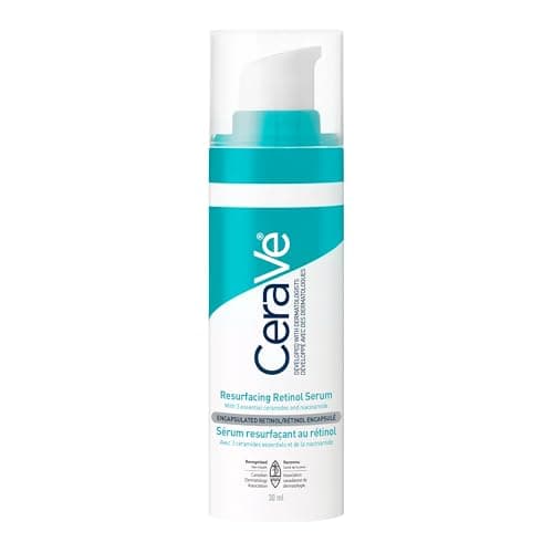 CeraVe Resurfacing Retinol Serum For Face with Niacinamide. Helps even Skin Tone & Smoothness, Post-Acne Marks & Pore Minimizer. Gentle,...