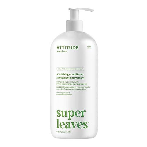 ATTITUDE Nourishing Hair Conditioner, Made in Canada, For Dry and Damaged Hair, Naturally Derived Ingredients, Vegan Detangler, Dermatologically...
