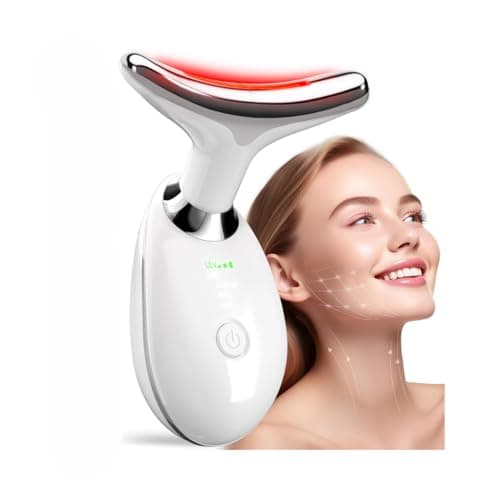 Red Light Therapy Device for Face and Neck Facial Massager, 7 Color Skin Lifting & Firming Face Massager tool, Face Sculpting Tool for Skin Care...