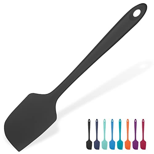 Heat Resistant Silicone Large Spatula: U-Taste 600ºF High Heat Flexible 11.38in Silicon Mixing Stirring Cooking Scraping Baking Bowl Scraper...