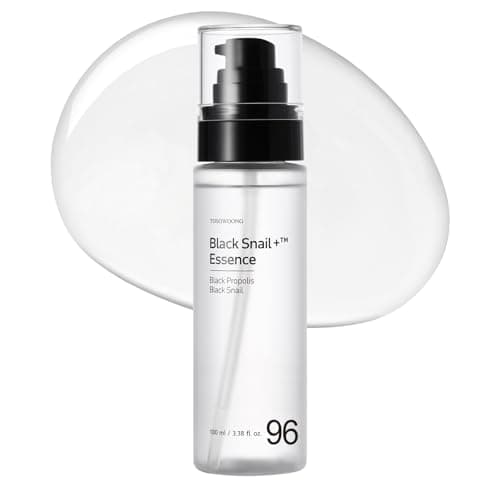 TOSOWOONG Black Snail Plus Essence With 960,890ppm Black Snail Secretion Filtrate, Hydrating Serum, Nourishing, Korean Skin Care, 100ml, 3.38 fl.oz.