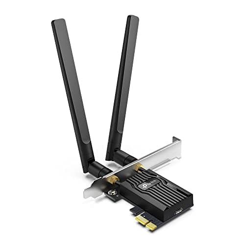 TP-Link WiFi 6 AX3000 PCIe WiFi Card Archer TX55E - Bluetooth 5.2, 802.11AX Dual Band Wireless Adapter with MU-MIMO, OFDMA, Ultra-Low Latency,...