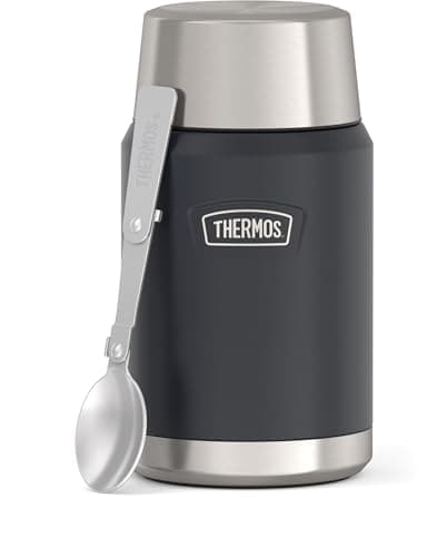 THERMOS, ICON Series, 24 Ounce Stainless Steel Vacuum Food Jar, Granite