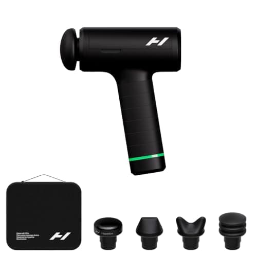 Hyperice Hypervolt 3 Pro – Professional Percussion Massage Gun with QuietGlide Technology | 6 Speeds, Pressure Sensor, Heated Head & 5 Attachments...