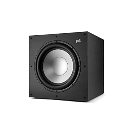 Polk Monitor XT12 Powered Sub - 12" Dynamic Balanced Woofer & 100W Class A/B Amplifier, Low-Resonance MDF Cabinet & Removable Grille, Dolby Atmos &...