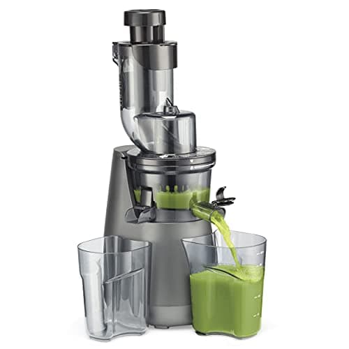 Cuisinart Easy Clean Slow Juicer, 1L Juice Pitcher, Easy-To-Use, Black and Grey (CSJ-300C)