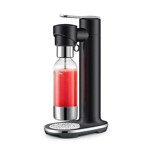 Breville InFizz Fusion Sparkling Water Maker, Black Truffle