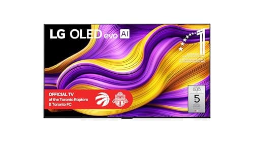 LG 55-Inch G5 OLED evo 4K Smart TV - α11 AI Processor 4K Gen 2, Alexa Built-in, Up to 165Hz Refresh Rate, HDMI 2.1, G-Sync, FreeSync, Dolby Vision,...