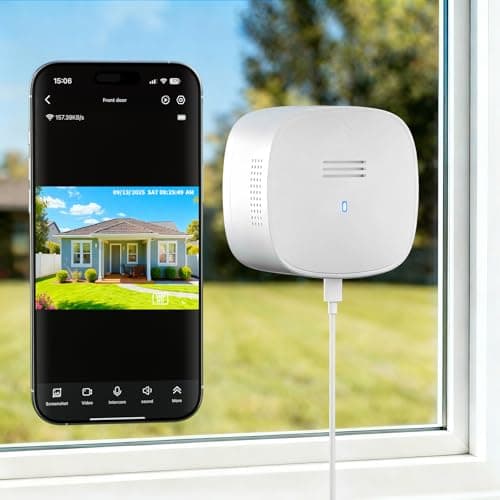 3MP 2k Window Camera, SpectraVivid AI Color Night Vision Window Cameras for Home Security, 2.4G&5G WiFi, Person & Motion Detection Siren, Two-Way...