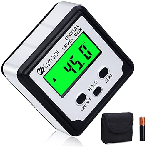 Digital Angle Finder, Lytool Digital Angle Gauge Magnetic,Inclinometer Level,Angle Measuring Tool with Backlight and Magnetic Base, Reading Quickly...