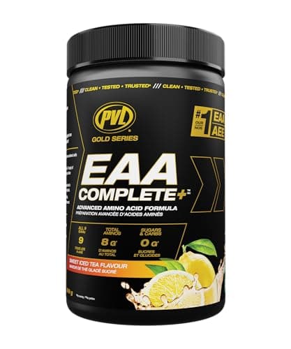 PVL EAA+BCAA COMPLETE – Essential Amino Acid Supplement with BCAAs, Electrolytes & B-Vitamins – Pre, Intra or Post Workout Powder – Keto & Vegan...