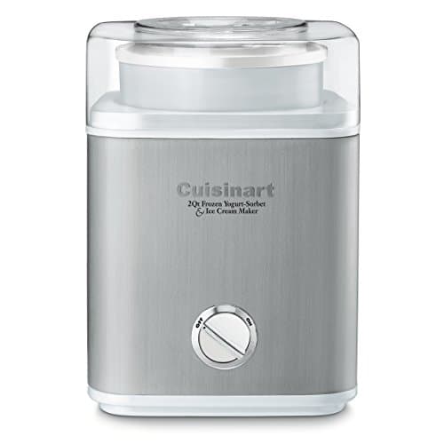 Cuisinart Pure Indulgence Frozen Yogurt-Ice Cream & Sorbet Maker, 2-Qt Capacity, Silver (ICE-30WNC)
