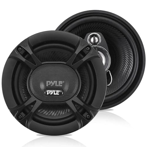 Pyle 3-Way Universal Car Stereo Speakers - 240W 5.25” Triaxial Loud Pro Audio Car Speaker Universal OEM Quick Replacement Component Speaker Vehicle...