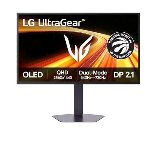 LG Ultragear 27-inch 4th Gen. OLED QHD Gaming Monitorㅣ27GX790B with Dual-Mode(720Hz@HD, 540Hz@QHD), 0.02ms(GtG), DP2.1, VESA DisplayHDR™ True Black...