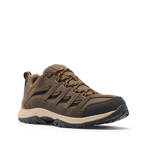 Columbia Mens Crestwood, Camo Brown/Heatwave, 11.5 Wide