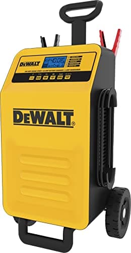 DeWalt DXAE200 Professional Rolling 40 Amp Battery Charger, 3 Amp Maintainer with 200 Amp Engine Start