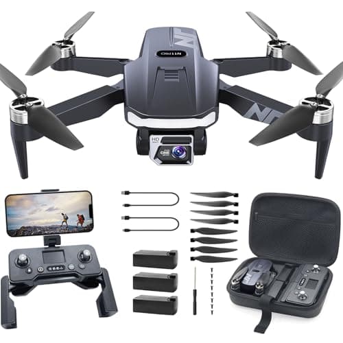 Drone GPS N11 PRO avec caméra pour adultes 4K UHD, temps de vol de 90 minutes, longue portée de contrôle, retour automatique, suivez-moi, moteur sans balais, 5G FPV RC...