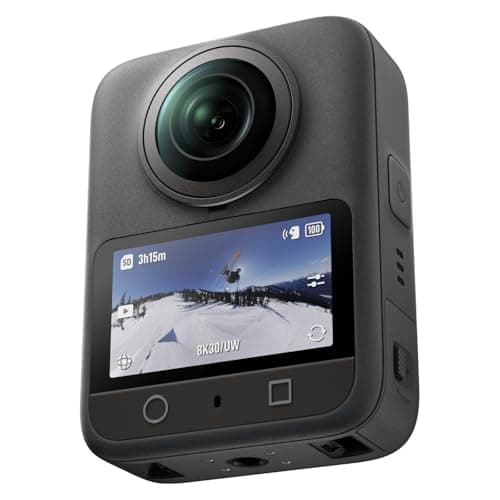 DJI Osmo 360 Standard Combo, caméra 360 avec imagerie 1 pouce à 360°, vidéo native 8K 360°, vidéo 4K/120fps et Boost 170°, photo 120MP 360°, 100 minutes 8K...