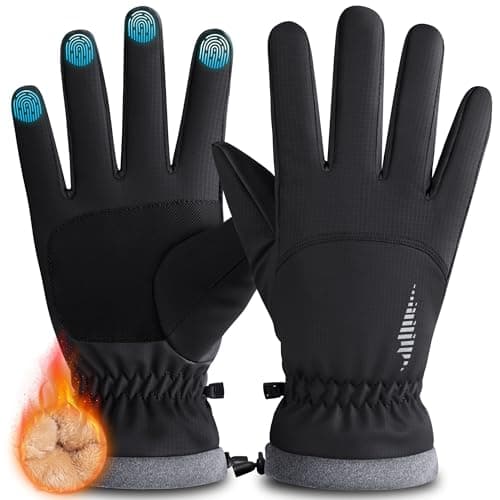 RIVMOUNT Winter Gloves Women Men Touch Screen Waterproof Warm Gloves, for Cold Weather Running, Driving, Cycling, Biking, Riding, Walking, Hiking,...