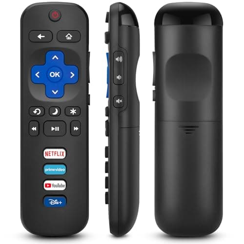 Replacement Remote for TCL Roku TV, Compatible with Hisense Insignia Sharp RCA Sanyo Westinghouse Onn Roku TV Remote, with Buttons for Netflix,...