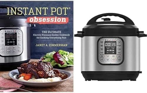 Instant Pot Duo Autocuiseur programmable multi-usage 7 en 1, mijoteuse, 6 litres | 1000W et cuisson FastCookbook