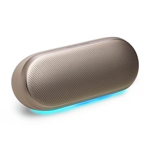 Harman Kardon Luna 2 - Wireless Bluetooth Speaker with AI Sound Boost, Ambient Light, IP67 Waterproof & dustproof, Built-in Battery for 12 Hours...