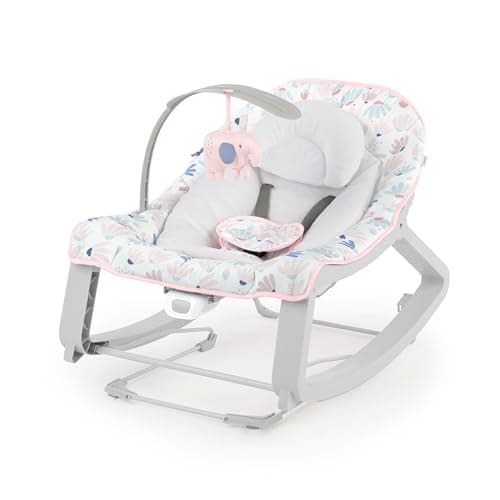 Ingenuity Keep Cozy 3-in-1 Grow with Me Vibrating Baby Bouncer Seat & Infant to Toddler Rocker, Vibrations & Toy Bar, 0-30 Months Up to 40 lbs...