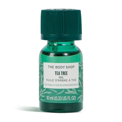 The Body Shop Tea Tree Oil 10ml, Purifying Face Oil for Blemish-Prone and Oily Skin, Lightweight Non-Greasy Daily Spot Care with Community Fair...