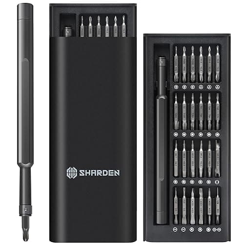 Precision Screwdriver Set 49 in 1 SHARDEN Small Screwdriver Set Magnetic Repair Tool Kit for Laptop, iPhone, Cell Phone, PC, MacBook, Tablet,...