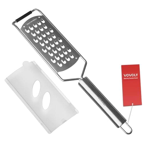 Lemon Zester & Heavy Duty Cheese Grater & Vegetable Grater — Parmesan Cheese Lemon, Garlic, Nutmeg, Chocolate, Fruits, Ginger Grater - Cheese...