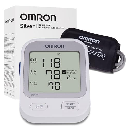 Omron Silver Upper Arm Blood Pressure Monitor