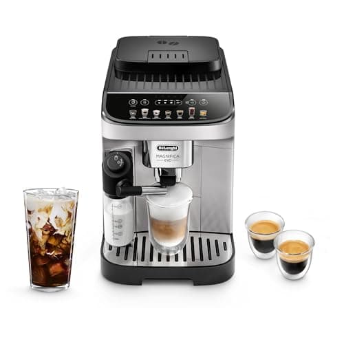 De'Longhi Magnifica Evo Automatic Espresso & Coffee Machine with Auto Milk Frother, Built-in Grinder & Auto-Clean Function - For Latte, Cappuccino,...