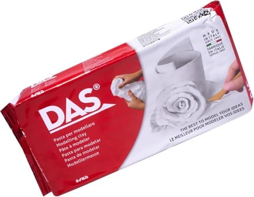 DAS Air Hardening Modeling Clay, 2.2-Pound Block, White (387500)