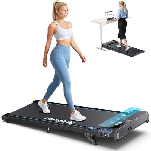 Walking Pad with Incline, RUNIMON 5 in 1 Treadmills for Home & Office, Under Desk Treadmill, 2.75HP Brushless Portable Compact Walking Pad...