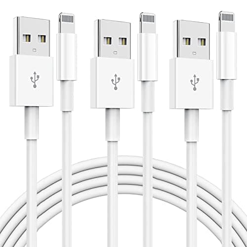 iPhone Charger Cord Lightning Cable (Apple MFi Certified) 6/6/10ft 3 Pack iPhone Cable Fast Charging Long Apple Charger Cable for iPhone 13 13 Pro...