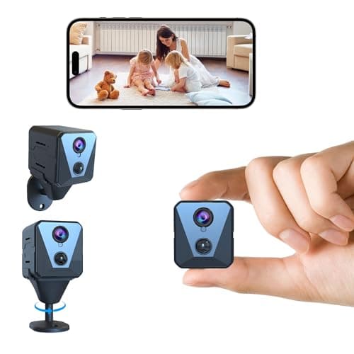 Funstorm Hidden Spy Camera, 2K WiFi Mini Camera, 100 Days Standby Battery Life, Cloud & SD Storage, Clear Night Vision, AI Motion Detection,...
