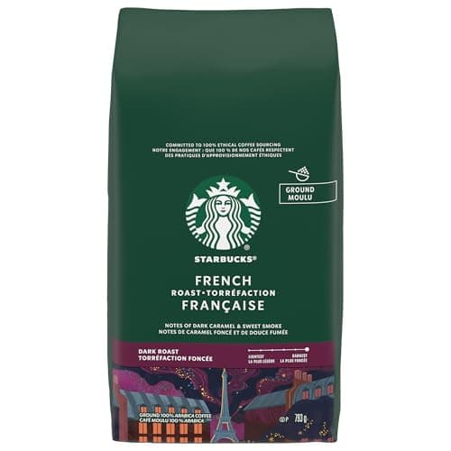 Starbucks Ground Coffee French Roast, 793 Grams