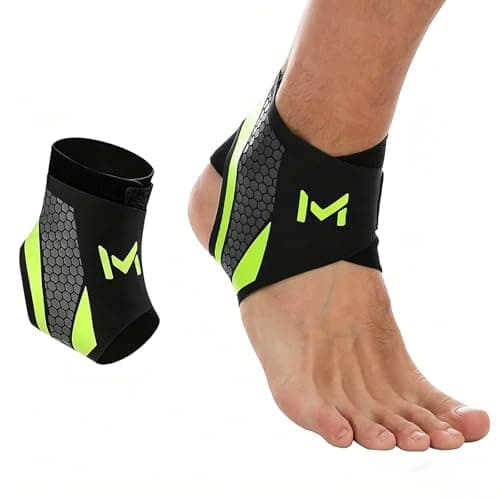 Lightweight Ankle Brace for Men & Women, Adjustable Ankle Support with Compression, Breathable Lightweight Stabilizer for Sprain Recovery & Daily...