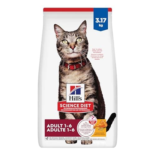 Hill's Science Diet Adult Chicken Recipe Dry Cat Food 3.17 kg Bag