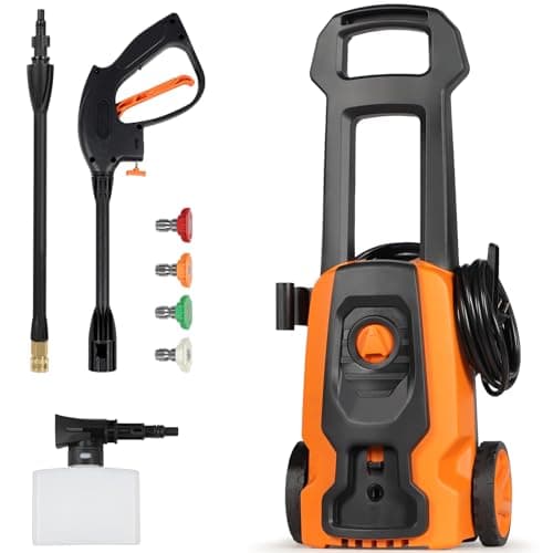 Electric Pressure Washer 4000 PSI 1.8 GPM Pressure Washer Power Washer with 4 Nozzles & Foam Cannon for Cleaning Homes, Cars, Patios