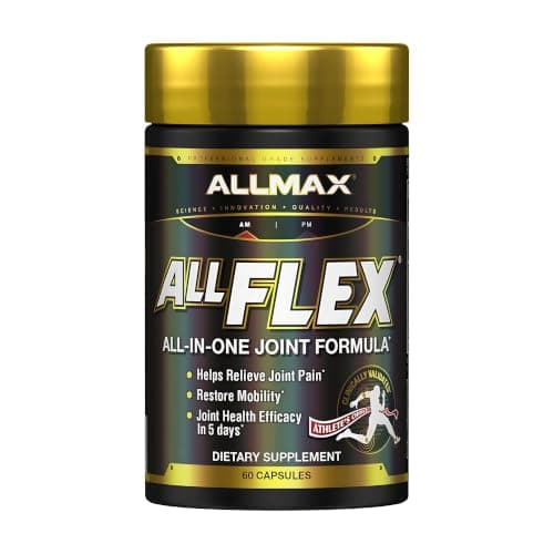 ALLMAX Nutrition - Allflex - Joint Health - 3X Strength - Glucosamine + Collagen - 60 Count