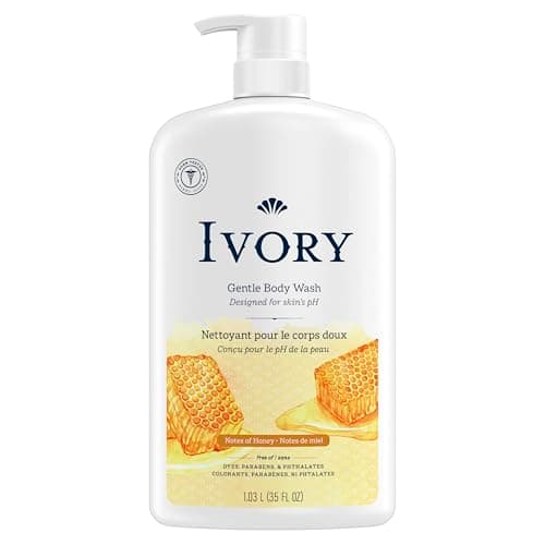 Ivory Mild & Gentle Body Wash, Milk & Honey Scent, 35oz