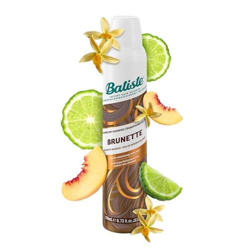 Batiste Brown Dry Shampoo Spray, For Brown & Auburn Hair, Refresh Hair and Absorb Oil Between Washes, Waterless Shampoo for Added Hair Texture and...